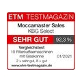 Moccamaster KBG Select Filterkaffeemaschine, 1520 W, 1,25 Liter, Aluminium, Türkis