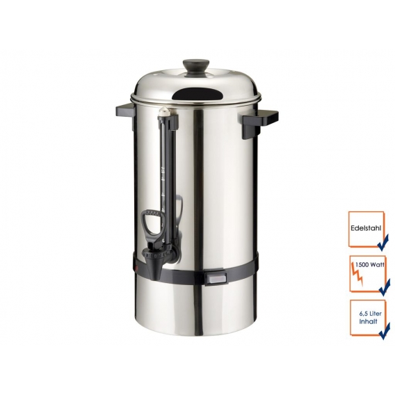 Gastro Kaffeemaschine Kaffeebereiter, 6 Liter, 1500 W, Rundfilter Kaffeeautomat