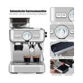 GOPLUS Kaffeevollautomat mit Milchaufschäumer, Kaffeemaschine mit 30-stufig Einstellbarer Feinheit, Automatisches Reinigung, 2-T