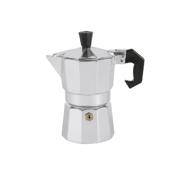 Krüger Espressokocher 1 Tasse 13cm Ø6cm Aluminium, silber