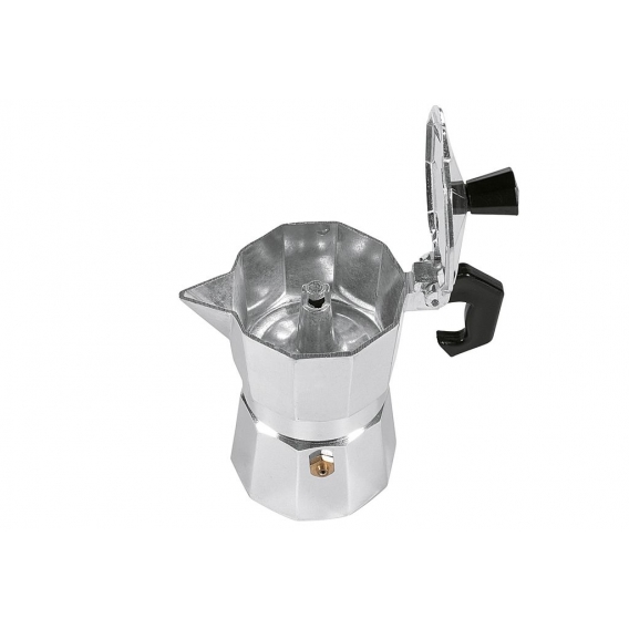 Krüger Espressokocher 1 Tasse 13cm Ø6cm Aluminium, silber