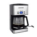 Syntrox Edelstahl Kaffeemaschine Kaffeeautomat mit Timer