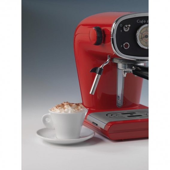 Ariete Espressomaschine Café Retro 850W 1 L Rot