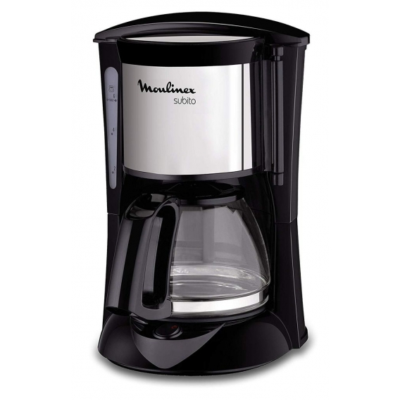 Moulinex FG150813 Subito Kaffeekanne, Kapazität von 6 Tassen Kaffee, Schwarz / Edelstahl