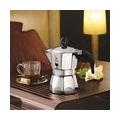 Bialetti Moka Dama Italienische Espresso-Moka-Maschine, 1 Tasse, Aluminium, Silber