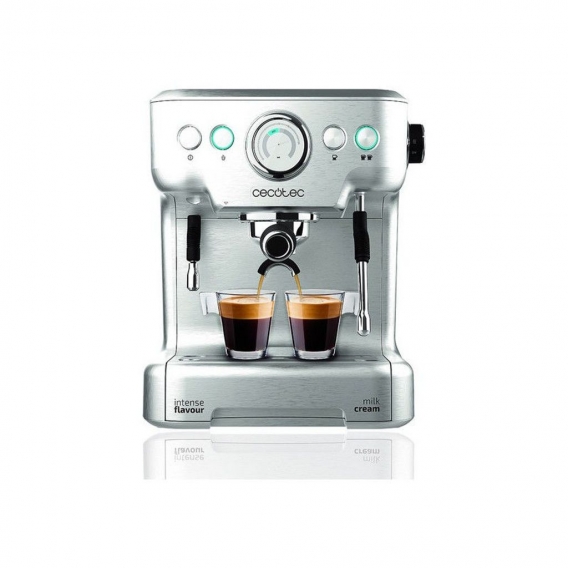 Manuelle Express-Kaffeemaschine Cecotec Power Espresso 20 Barista Pro 2,7 L Silberfarben