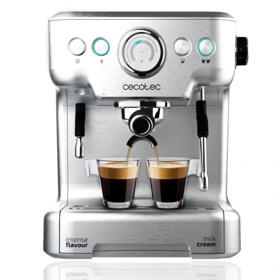 Manuelle Express-Kaffeemaschine Cecotec Power Espresso 20 Barista Pro 2,7 L Silberfarben