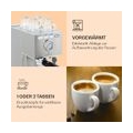 Klarstein Pausa Espressomaker, Siebträgermaschine mit 1350 Watt, Espressomaschine 20 Bar Druck, Siebträger Kaffeemaschine mit Wa