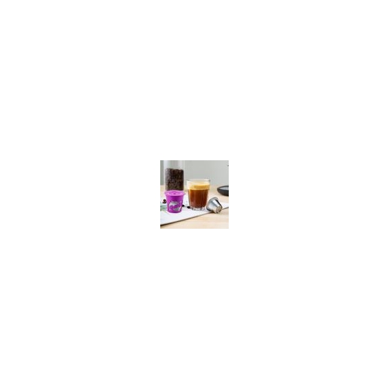 Kaffeepad aus Edelstahl, Ersatz für Kaffeemaschinenzubehör, nachfüllbarer Kaffeekapselfilter, für Büro, Küche, Café, Bar Farbe S