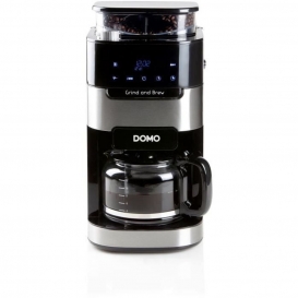 More about DOMO DO721K 1,5 Liter-Kaffeemaschine 12 Tassen LCD-Bildschirm, Touch-Tasten Integrierte Kaffeemühle