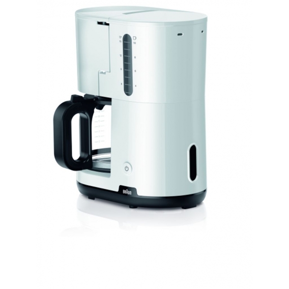 BRAUN HH Kaffeeautomat 10T 1000W Aroma Glaskanne weiß KF1100WH