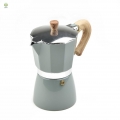 AcserGery Italienische Moka-Espresso-Kaffeemaschine aus Aluminium, Percolator, Herdplatte, Topf, 150/300 ml