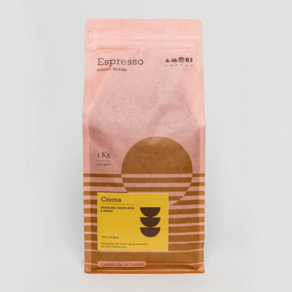 AMORI COFFEE Espresso Espresso Crema, 1 kg / Espressokocher