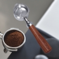 Kaffee Bottomless Filter Kaffeezubehör Holzgriffkorb Espressomaschinenzubehör Farbe Klassisches Rot