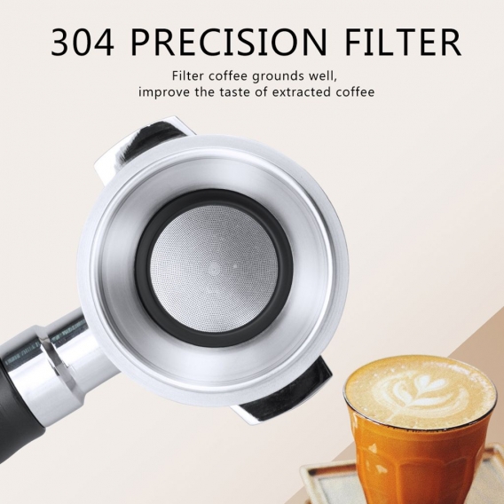 Edelstahl Siebträger Espresso Kaffee Maschine Siebträger für  ECO310 ECO 35,31 Abnehmbare Design Kaffee Zubehör