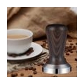 Holzgriff Espresso Kaffee Tamper Verteilen Kaffeepulver Hammer Küchenzubehör Farbe Schwarzes Palisander 58mm