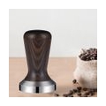 Holzgriff Espresso Kaffee Tamper Verteilen Kaffeepulver Hammer Küchenzubehör Farbe Schwarzes Palisander 58mm