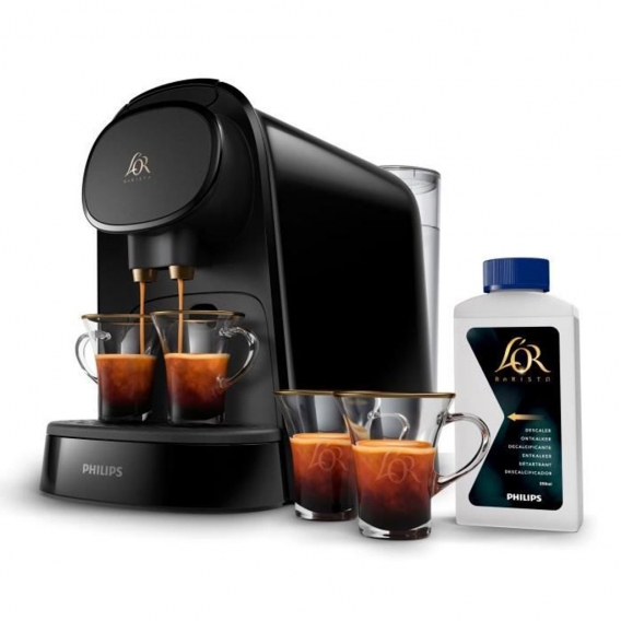 PHILIPS L'or Barista LM8012 / 61 Kaffeepadmaschine + 9 Kapseln - Schwarz