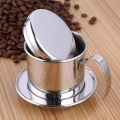 Kaffee Drip Filter, Edelstahl Vietnamesisch Kaffeemaschine Topf Kaffee Drip Filter, 1 Tasse Kaffee Drip Pot Brewer - Tragbar POU