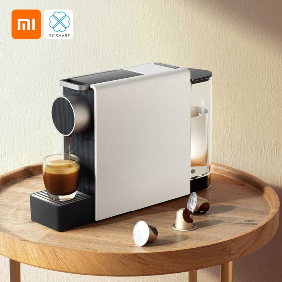 Xiaomi Youpin SCISHARE Kapsel Kaffeemaschine Mini Italienisch Vollautomatische Mini Kaffeemaschine Home Office Helfer S1201 1200