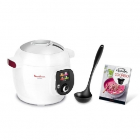 More about MOULINEX YY4405FB Cookéo Smart Multicooker + 6L 100 Schöpflöffel Rezepte und Kochbuch enthalten - Weiß