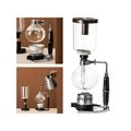 Siphon-Kaffeemaschine 3/5 Tassen Vakuum-Kaffeemaschine für Café-Bar-Küche-Büro Größe 160 x 110 x 360 mm