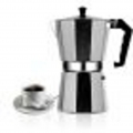 Kaffeemaschine - silber, 600ml- Gasbrenner