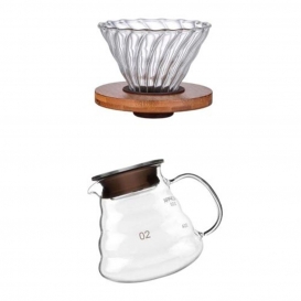 More about Glass Coffee Server 250/360/600 / 800ml Kaffeemaschine Wasserkocher Glasfilter 600ml Kaffeekanne+Klarglas-Kaffeetropfer Drop Ove