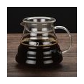 Glass Coffee Server 250/360/600 / 800ml Kaffeemaschine Wasserkocher Glasfilter 600ml Kaffeekanne+Klarglas-Kaffeetropfer Drop Ove