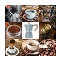 Aluminium Espresso-Kaffeemaschine nach italienischer Art Perkolator Herdplatte Kesselgrš¹n 150 ml 355,32 g