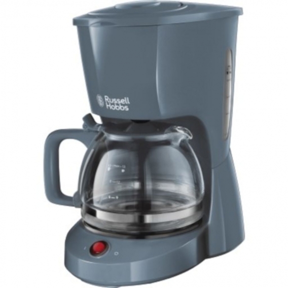 RUSSELL HOBBS Kaffeemaschine Filterkaffeemaschine Grau Textures Coffe Maker 975W