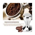 Kaffeemaschine Espresso Tamper Barista Kaffeepulver Bohnenpresse Edelstahl Flache Basis, 49mm