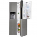 LG Side by Side Kühlschrank GSJ 361 DIDV, Door-in-Door, 179 cm hoch, 91,2 cm breit, Dark Graphite,