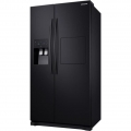 SAMSUNG RS50N3803BC-Amerikanischer Kühlschrank-501 L (357 + 144 L) -Gekühlte Belüftung-A + -L 91,2 x H 178,9 cm-Ruß