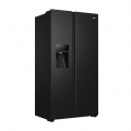 Haier HSR3918FIPB Side by Side - Black Wasser- und Eiswürfeldispenser, No Frost, XL-Slim Line