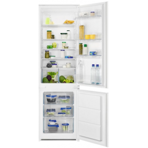 Zanussi ZNLN18FS1 Kühl-Gefrierkombination, 178 cm, Integriert