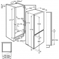 Zanussi ZNLN18FS1 Kühl-Gefrierkombination, 178 cm, Integriert