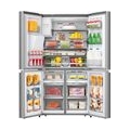 Hisense RQ760N4AIF Cross Door Kühl-Gefrierkombination/ NoFrostPlus/ Multiflow 360°/ Eis-Wasser Spender/ HolidayMode/ 178,5 cm/ K