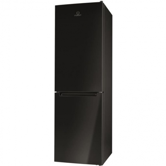 INDESIT LRI8S1K - Kühlschrank mit Gefrierfach unten 339L (228 + 111) - Statische Kälte - L 64 x H 194,5 - Schwarz