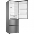 HAIER R3DF512DHJ - Mehrtüriger Kühlschrank - 330 l (233 + 97) - Belüftete Kälte - A + - L59,5 x H190,5 cm - Silber