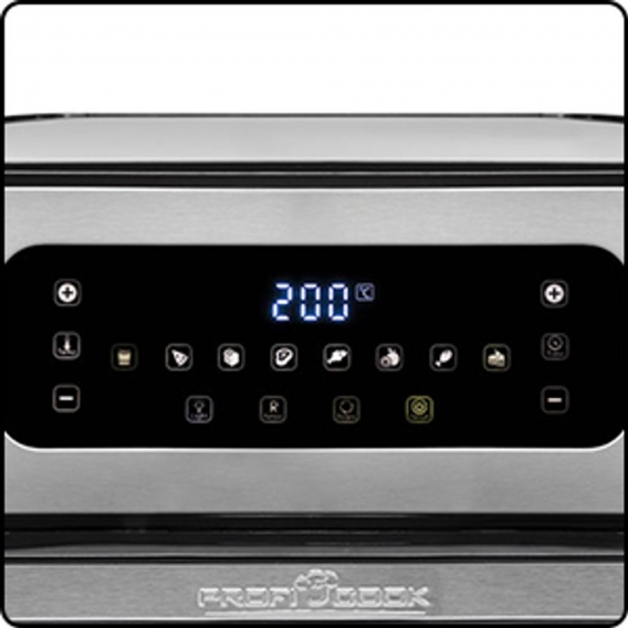ProfiCook PC-FR 1200 H Heißluft-Fritteuse, 9 Automatikprogramme inkl. variabler Zeit und Temperatureinstellung, Kapazität: ca. 1