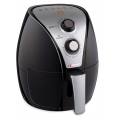 Alpina® Heißluftfritteuse, Airfryer Oven XL 3.2 Liter, Abnehmbare Frittierpfanne mit Antihaftbeschichtung, ohne Öl, 30min Timer,