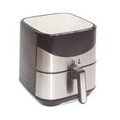 XL Heißluftfritteuse 5L Fritteuse 1700W Heißluft Friteuse Grill Edelstahl 57030