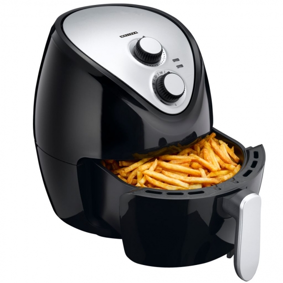 MELISSA 16290043 Heissluftfritteuse 3,5 Liter Fassungsvermögen Heißluft Fritteuse Air Deep Fryer XXL mit einstellbarem Thermosta