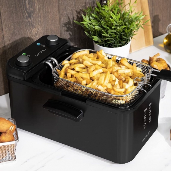 Fritteuse Cecotec CleanFry Infinity 3000 3 L 2400W Schwarz