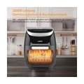 LANOX Heißluftfritteuse LA-605A, 2000 W, 11L Heissluftfritteuse Heißluft-Backofen mit Digitalem LED-Touchscreen Air fryer, 3.5L 