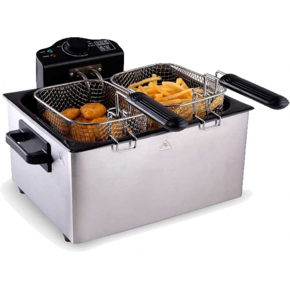 Edelstahl Doppel-Fritteuse 5 Liter EPIQ 80000703