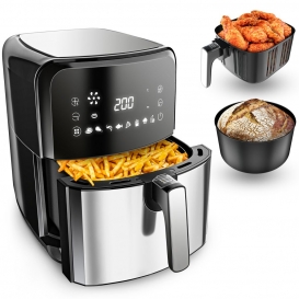 More about Vandenberg - Heissluftfritteuse - 5,5L - 12 Programme - 1700W – Airfryer - Ohne Öl & Fett - Brot & Bratkorb - Antihaft-Beschicht