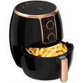 Heißluftfritteuse 3,7L Fritteuse Heissluft Ohne Fett,1500W Airfryer, Power Air fryer,Heissluft Fritteusen Ohne Öl mit Thermostat