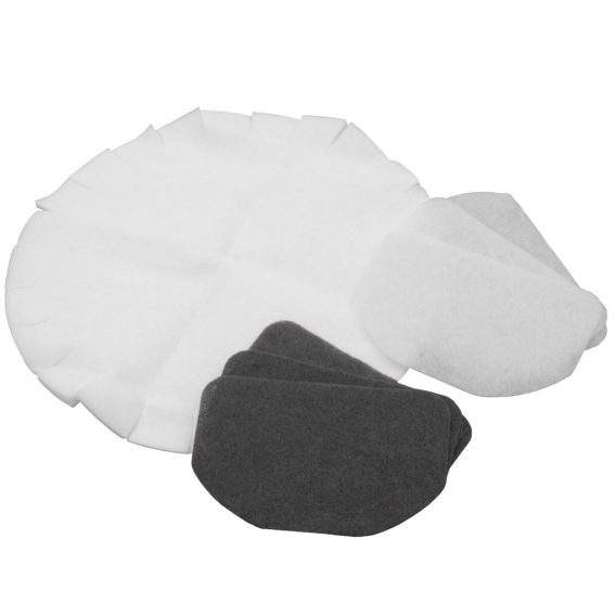 vhbw Ersatzfilter Filter Set kompatibel mit DeLonghi F626 110V, F626 220V, F626 White, F627, F627 127V, F627 220V, F628 Fritteus